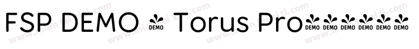 FSP DEMO - Torus Pro字体转换